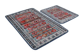 Mijölnir Juego de alfombras de baño Weref Multicolor de 2 piezas